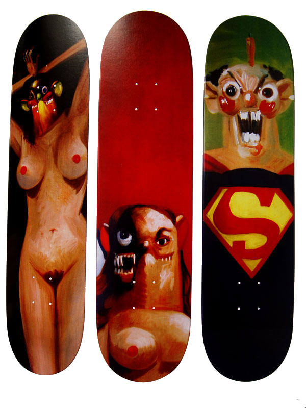 Murakami & Mr. x Supreme Skate Decks