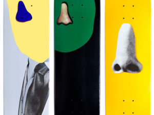 Lot #PS001 John Baldessari Skateboards Art Auction