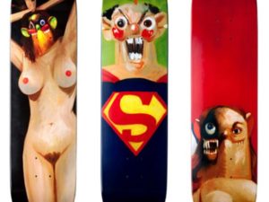 George Condo x Supreme Skateboard Decks Art Auction