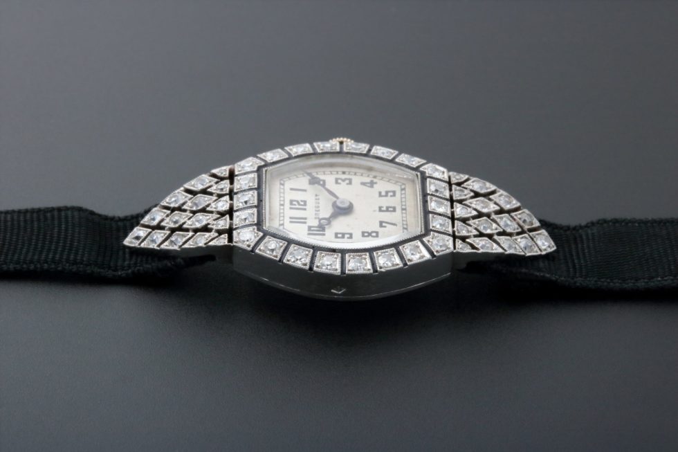 Lot #14760 – Rare Vintage Breguet Platinum Diamond Art Deco Watch Ladies Breguet Breguet
