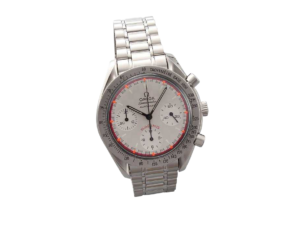 Lot #3208 Limited Stainless Omega Speedmaster Silver Schumacher Limited Edition Auction