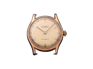 Lot #3222 Vintage Gents 18K Yellow Gold Cortebert Wristwatch Vintage Auction