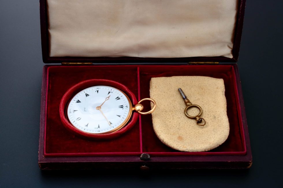 Lot #14145 – Le Roy 18k Yellow Gold Turkish Market Pocket Watch Le Roy Le Roy Pocket Watch