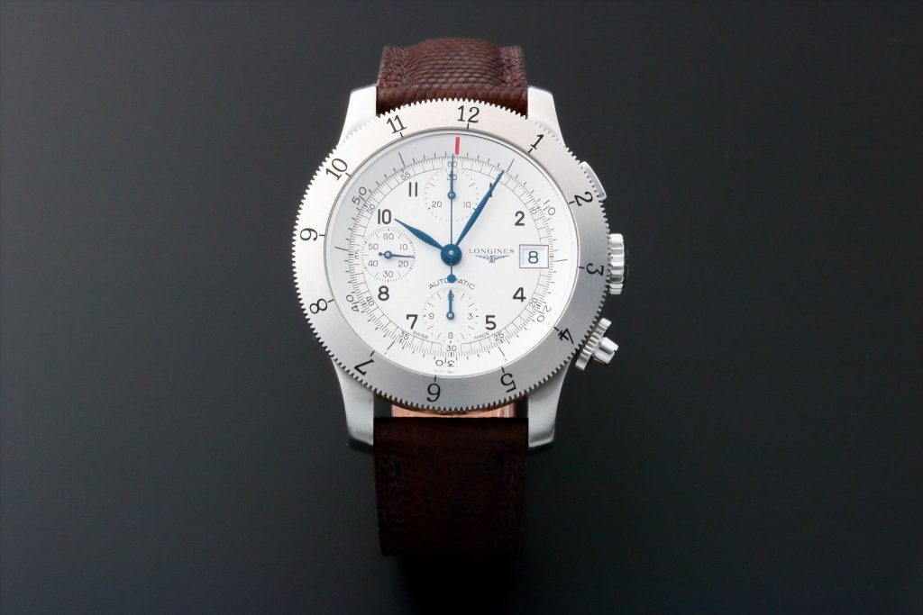 Lot 3154 Longines Heritage Weems Chronograph Watch L2.741.4.73.2 Baer Bosch Auctioneers