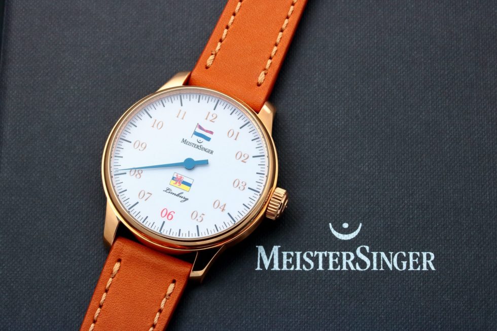 Lot #13197 – Limited Gents 18K Rose Gold MeisterSinger Watch MeisterSinger MeisterSinger