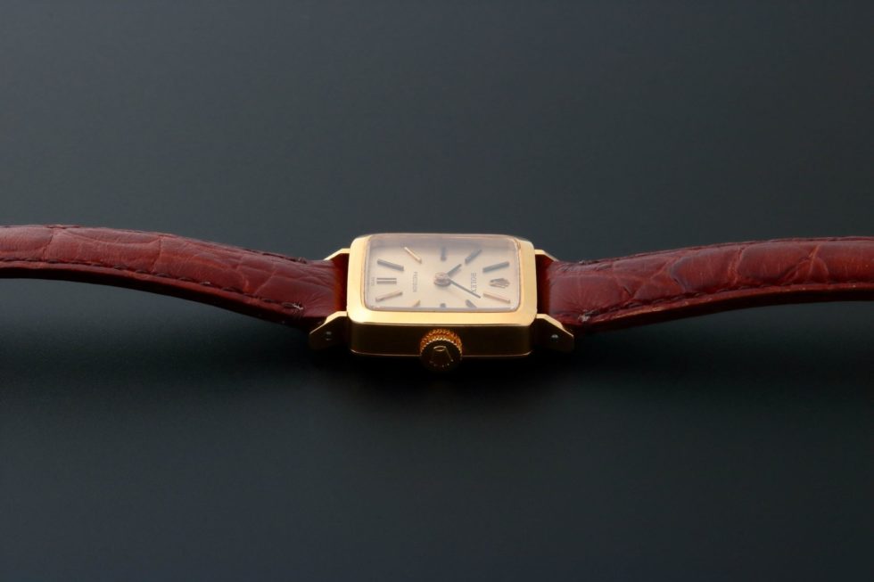 Lot #3172A – Rolex Precision Watch 2643 18k Yellow Gold Ladies Rolex