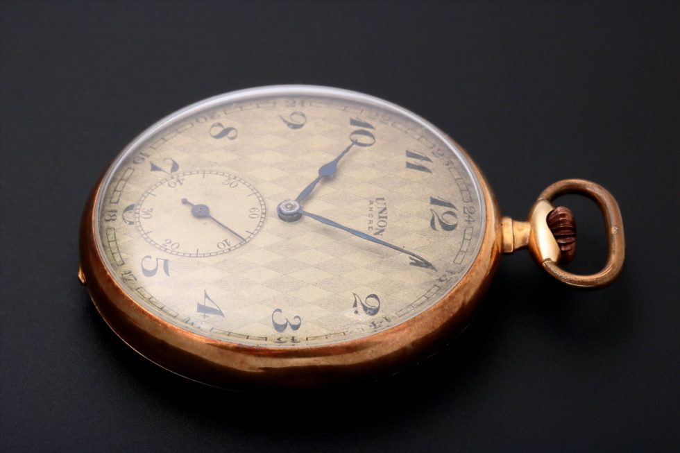 14k Yellow Gold Union Ancre Pocket Watch – Baer & Bosch Auctioneers