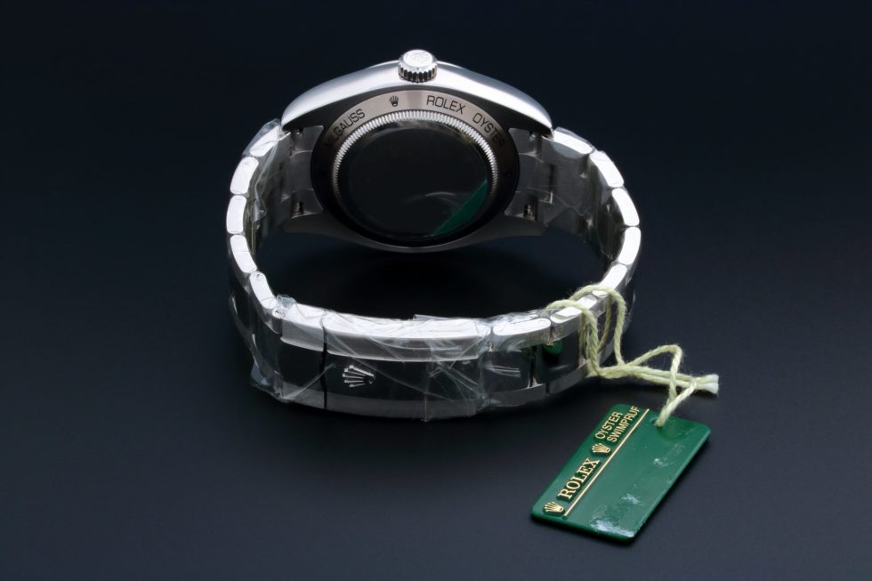 Lot #12406 – Rolex 116400GV Milgauss Green Sapphire Watch 116400GV Glace Verte