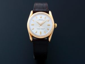 Lot #3187A – Rolex Oyster Perpetual Bombay Watch 6590 Oyster Perpetual Fancy Lugs