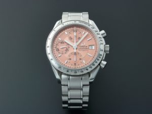Lot #12500 – Omega 3513.60 Speedmaster Salmon Dial Watch Special Edition Omega Omega 3513.60