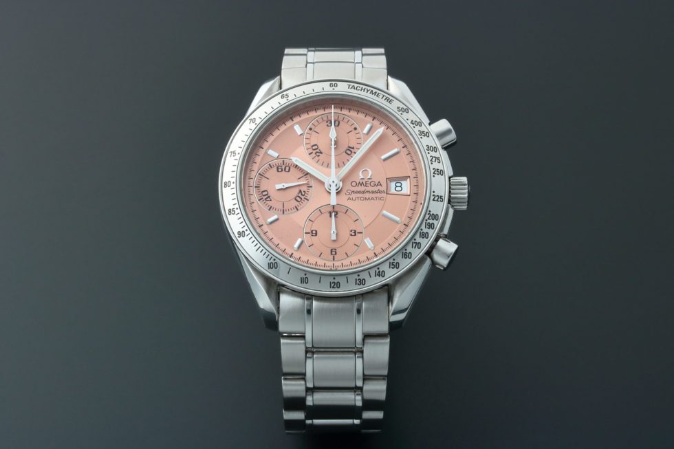 Lot #13232 – Omega 3513.60 Speedmaster Salmon Dial Watch Special Edition Omega Omega 3513.60