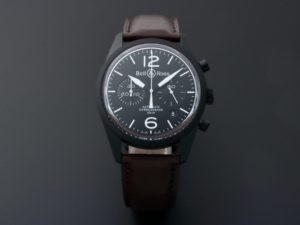 Lot #3239 – Bell & Ross Original Carbon Chronograph Watch BRV126-BL-CA/SCA/2 Bell & Ross Bell & Ross