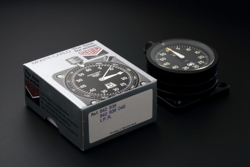 Lot #3139A – Heuer IFR Dashboard Timer Stopwatch 542.838.040 Clocks Tag Heuer