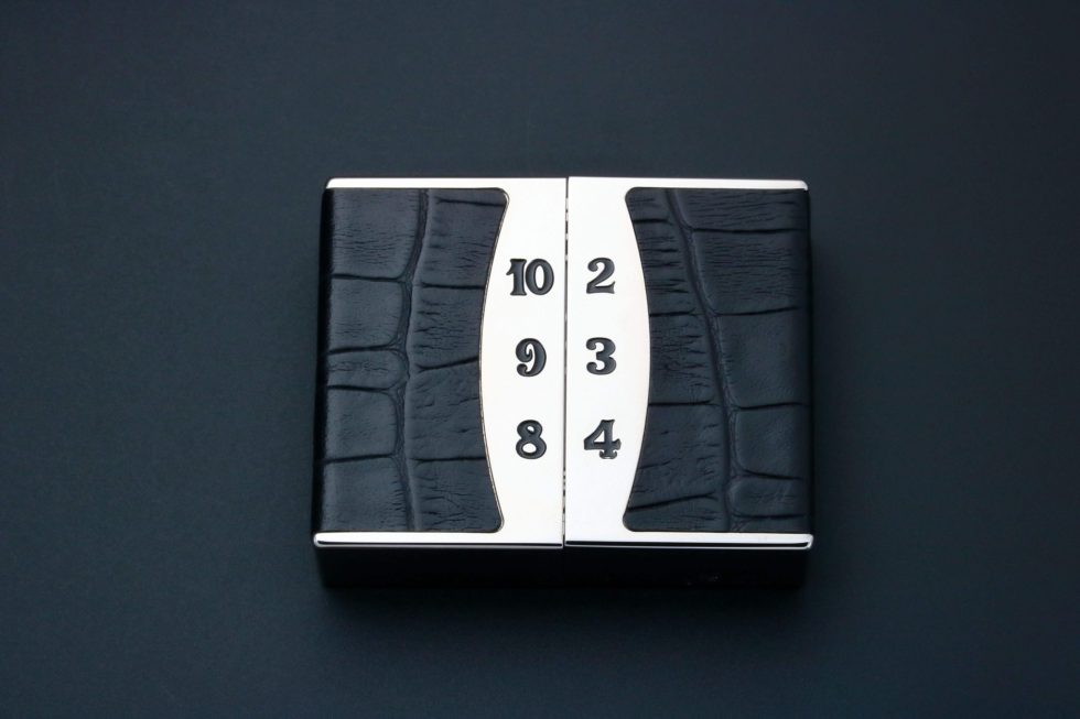 Lot #3187 – Franck Muller Ermeto Travel Alarm Desk Clock Clocks Franck Muller