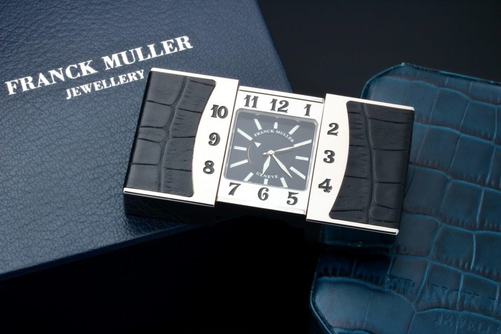 Lot #3187 – Franck Muller Ermeto Travel Alarm Desk Clock Clocks Franck Muller