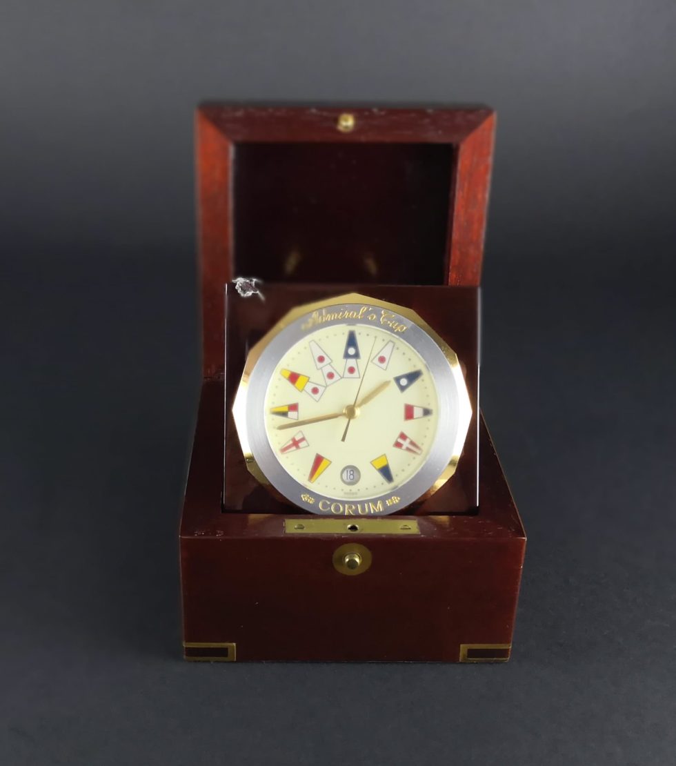 Lot #14103 – Corum Admiral’s Cup Desk Clock Clocks Corum Admiral's Clock
