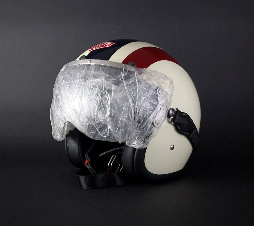 Lot #3202A – Tag Heuer McQueen Monaco Motorcycle Helmet Helmets Tag Heuer