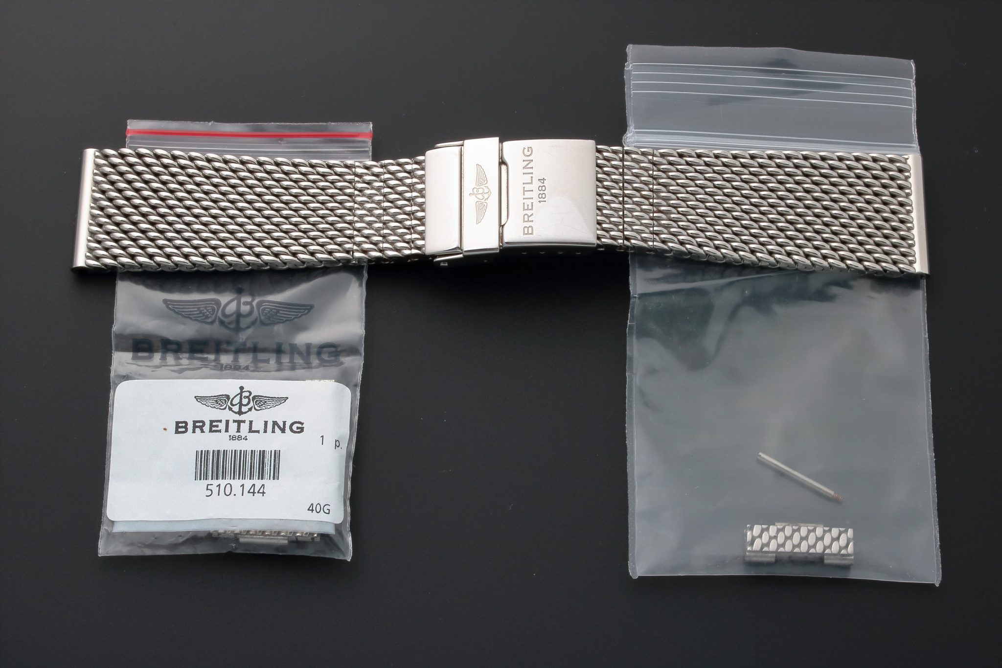 22mm ,24mm Mesh Bracelet,tape,band Replacement Superocean,navitimer  Stainless Steel With Straight Ends for Breitling Watches - Etsy