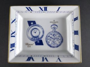 Lot #3214A – Patek Philippe Chopard Vide Poche Porcelain Trays Chopard