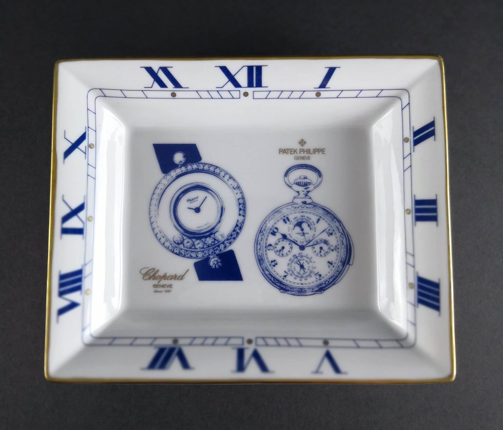Lot #3214A – Patek Philippe Chopard Vide Poche Porcelain Trays Chopard
