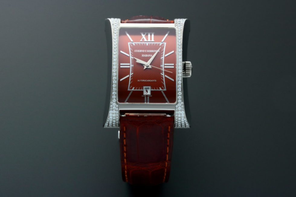 Cuervo y Sobrinos Habana Esplendidos Watch Diamond Bezel A2412/1 – Baer Bosch Auctioneers