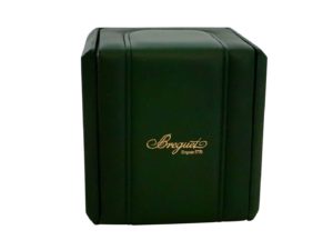 Lot #13343 – Breguet Watch Box Green Leather Breguet Breguet Watch Box