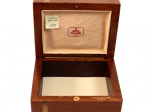 Lot #3498 – Patek Philippe Wooden Box Watch Parts & Accessories Patek Philippe