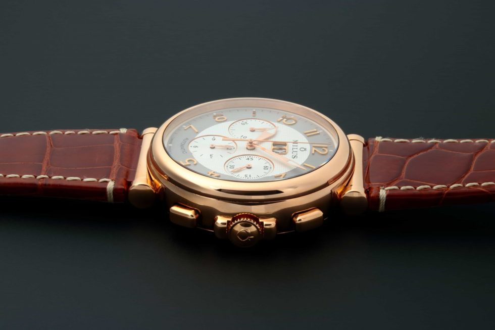 Lot #3241A – Milus Zetios Chronograph Watch ZETC401 Watches [tag]