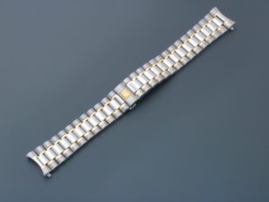 Lot #3249E – Omega Speedmaster Tutone Watch Bracelet 18MM 1489/813 Speedmaster Omega 1489/813