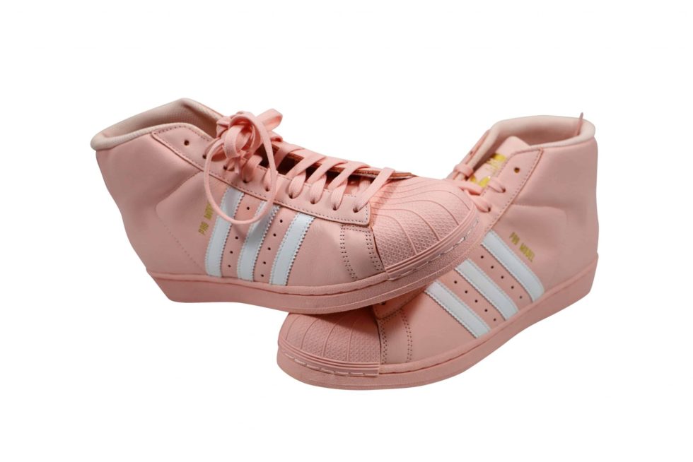 Lot #14387 – Adidas High Tops Sneakers Pink Clothes & Shoes Adidas