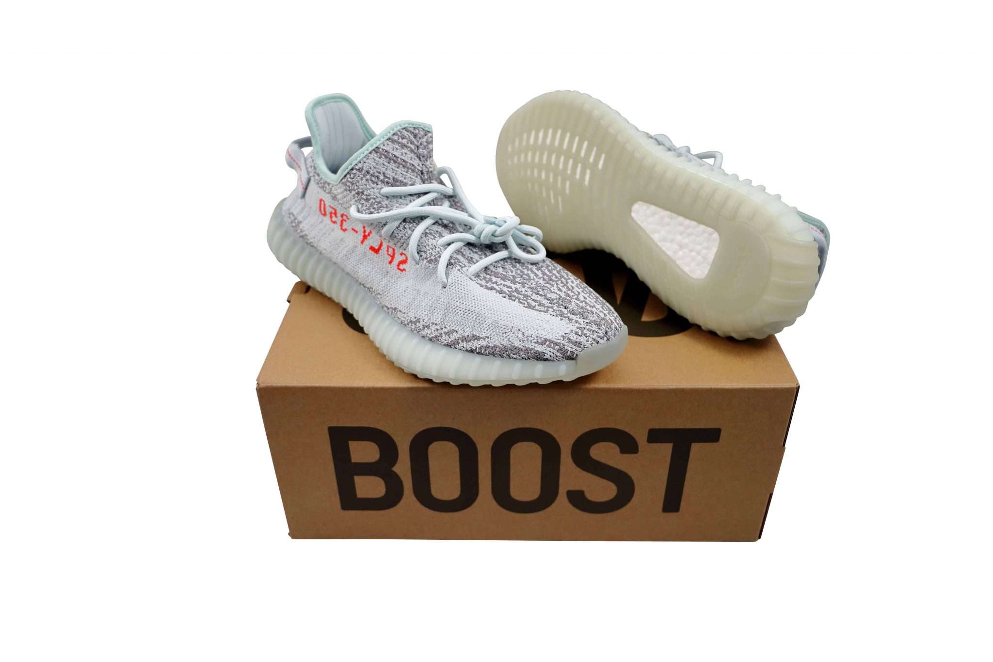 Fake Adidas Yeezy 350 V2 Blue Tint 2 0 Spotted Quick Ways