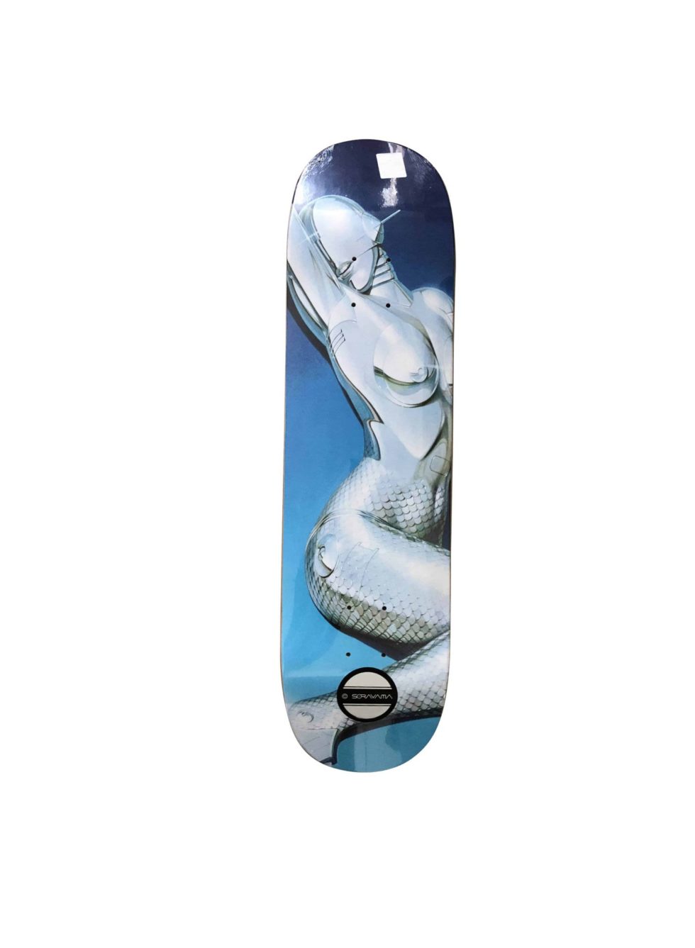 Lot #14604 – Hajime Sorayama Mermaid Robot Skateboard Skate Deck Hajime Sorayama [tag]