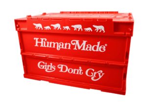 Lot #13136 – Human Made Girls Dont Cry Crate Container Red Nigo x Verdy Crates Girls Don't Cry