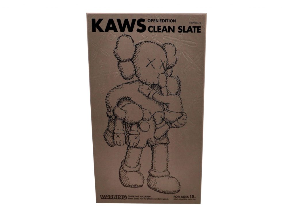 Lot #14443 – KAWS Clean Slate Vinyl Figure Brown Clean Slate KAWS