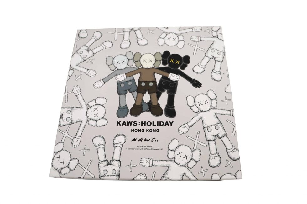 Lot #13754 – KAWS Holiday Hong Kong Full Plush Set Brown Black Grey Art Toys KAWS Holiday