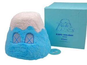 Lot #14930 – KAWS Holiday Japan Mount Fuji Plush Blue Art Toys KAWS