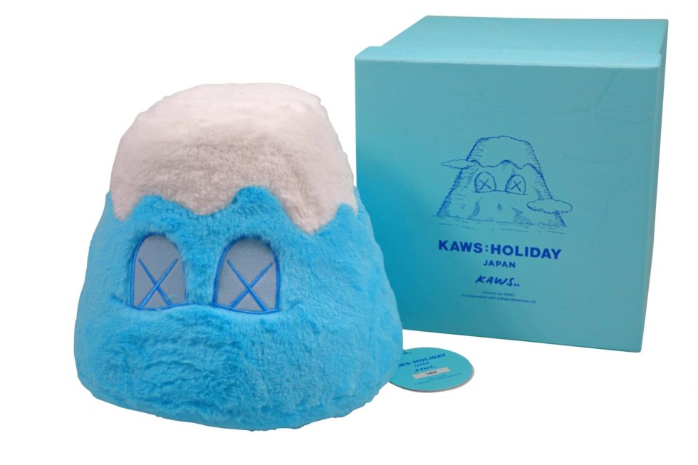 Lot #14930 – KAWS Holiday Japan Mount Fuji Plush Blue Art Toys KAWS
