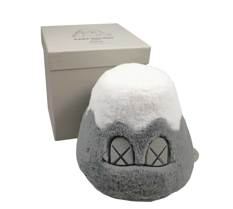 Lot #13756 – KAWS Holiday Japan Mount Fuji Plush Grey Art Toys KAWS