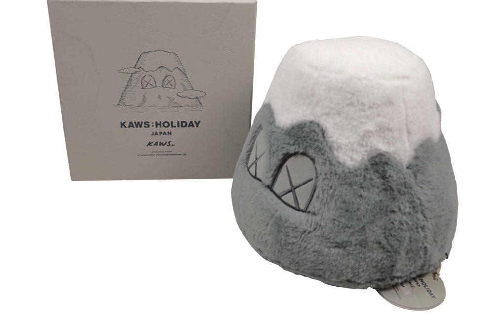 Lot #13756 – KAWS Holiday Japan Mount Fuji Plush Grey Art Toys KAWS