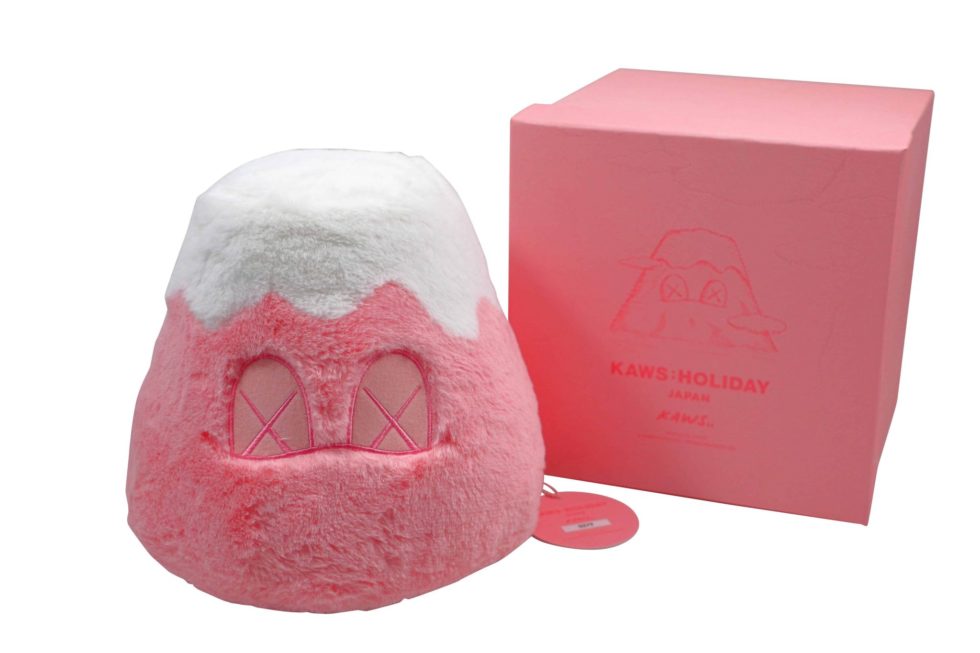 Lot #14942 – KAWS Holiday Japan Mount Fuji Plush Pink Art Toys KAWS