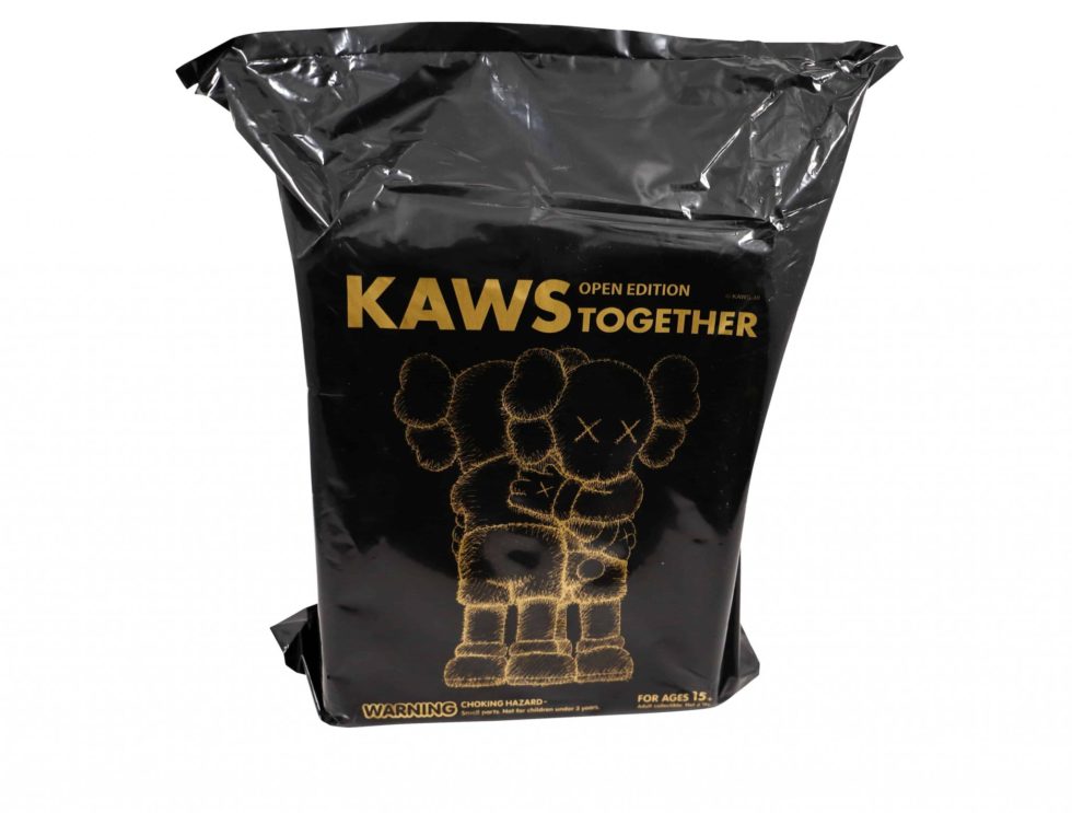 Lot #14465 – KAWS Together Vinyl Figures Black KAWS KAWS
