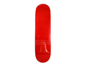 Lot #14589 – KAWS x Supreme Box Logo Skateboard Skate Deck Red KAWS Supreme Box Logo