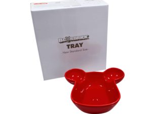 Lot #HB29-007 – Bearbrick Tray Plate Bowl Red Medicom Toys Art Toys Medicom