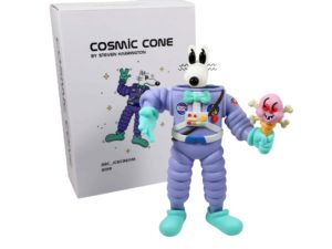 Lot #14959 – Steve Harrington X BBC Ice Cream Cosmic Cone Mello Vinyl Figure Art Toys Steve Harrington