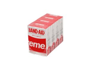 Lot #8785 – Supreme x Band Aid Adhesive Bandages 4 Box Pack Various