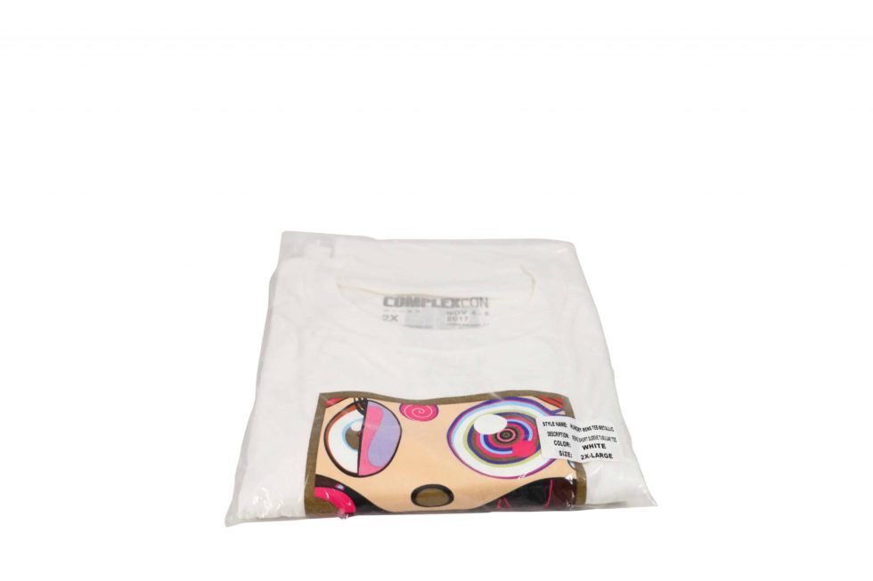 Lot #14399 – Takashi Murakami x ComplexCon Hungry Metallic T-Shirt 2XL Clothes & Shoes [tag]