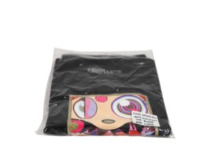 Lot #13049 – Takashi Murakami x ComplexCon Hungry Tee Metallic XL Clothes & Shoes [tag]