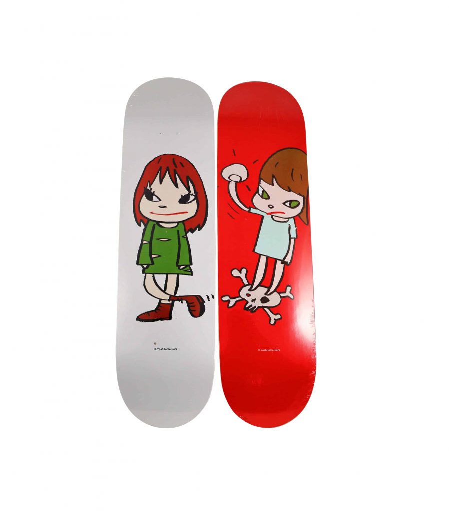 スケートボード Yoshitomo Nara skate deck Yoshitomo-Nara-Skateboard-