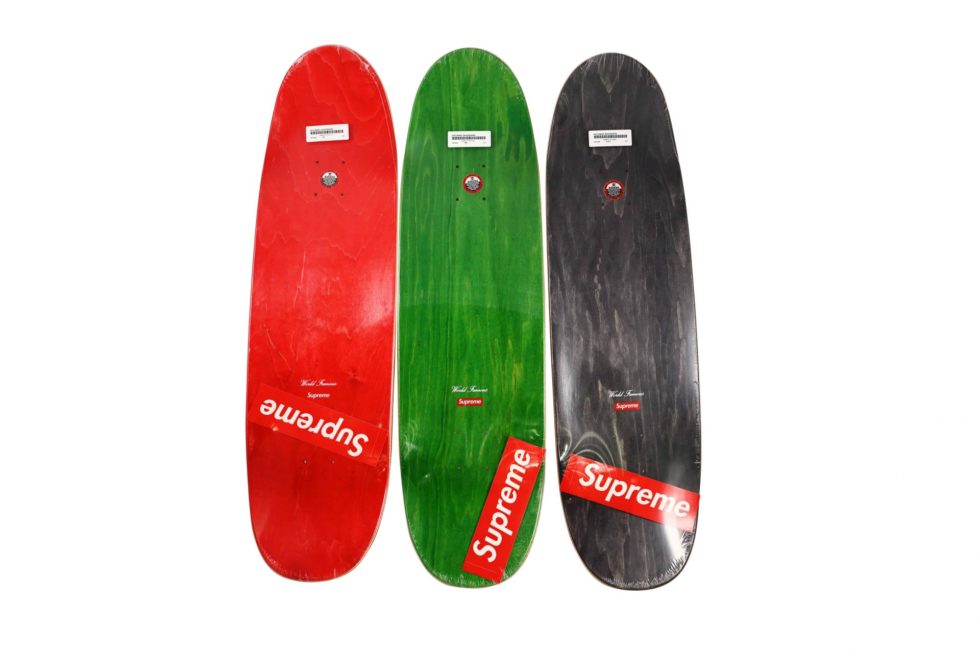 Lot #14545 – Sean Cliver x Supreme Skateboard 3 Deck Set Sean Cliver Deck Set