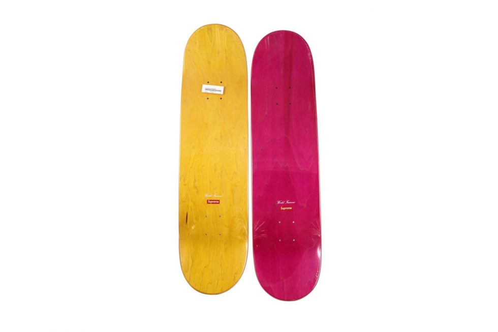 Sekintani La Norihiro x Supreme Skateboard Deck Set – Baer & Bosch Auctioneers